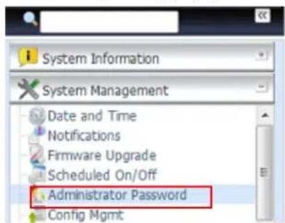 Thecus N16850 - Administrator Password (Administratorkennwort) - 1