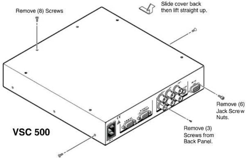 Extron VSC 700D - Firmware Upgrade Chip Installation - 1