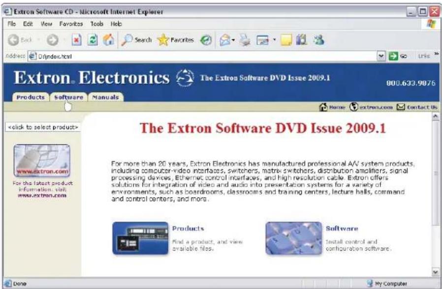 Extron VSC 700D - Installing the Program - 1
