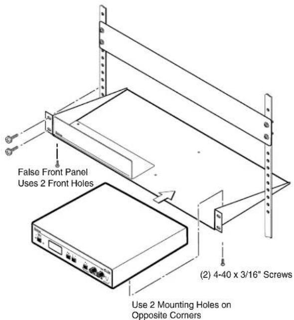 Extron VSC 700D - Rack mounting procedure - 1