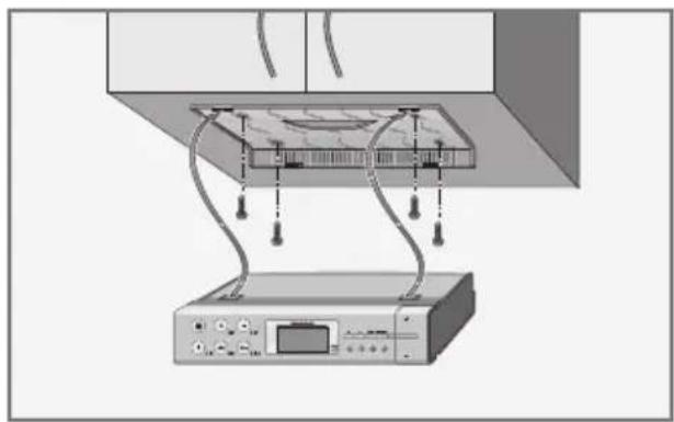 GRUNDIG WKR 9000 WEB DAB+ - Gerät unter ein Küchenbord montieren - 1