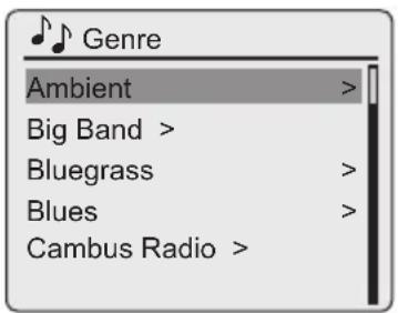 Genre Ambient > Big Band > Bluegrass > Blues > Cambus Radio >