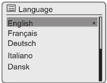 Language English * Français Deutsch Italiano Dansk