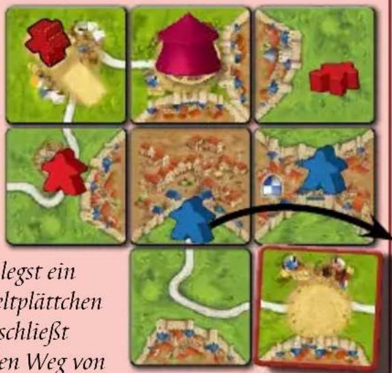 Schmidt Carcassonne: Manege frei! - Eine Punktewertung auslösen - 1