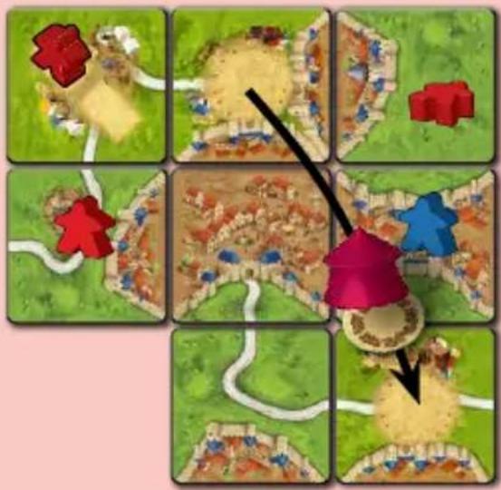 Schmidt Carcassonne: Manege frei! - Eine Punktewertung auslösen - 3