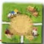 Schmidt Carcassonne: Manege frei! - SPIELMATERIAL - 1
