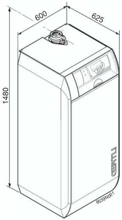 Oertli OPTIMAT GVR 140-15 Condens - Heizkessel allein - 1