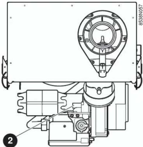 Oertli OPTIMAT GVR 140-15 Condens - ● im Warmwassermodus: - 1