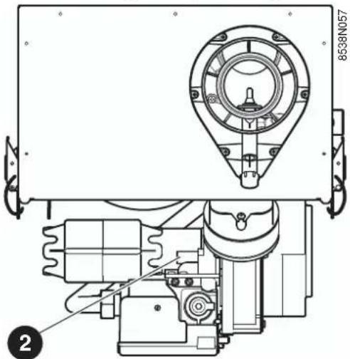 Oertli OPTIMAT GVR 140-15 Condens - ● im Warmwassermodus: - 4