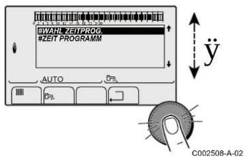 Oertli GSCR 35 - Navigation in den Menüs - 1