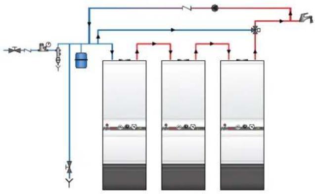 ACV HeatMaster 30 N - ANSCHLUSSBEISPIEL BEI REIHENANSCHLUSS - 1