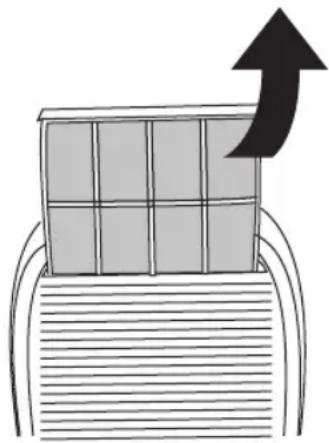 DELONGHI DH300P - Reinigung des Luftfilters - 1