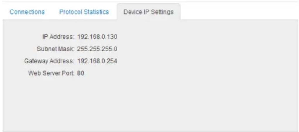Brainboxes ED-504 - Device IP Settings - 1