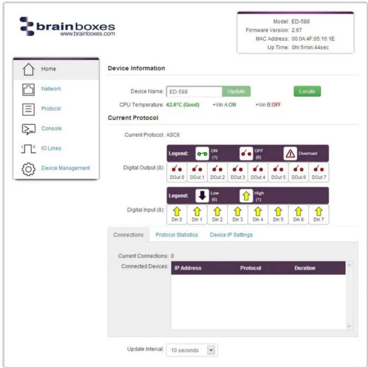 Brainboxes ED-504 - Home page - 1