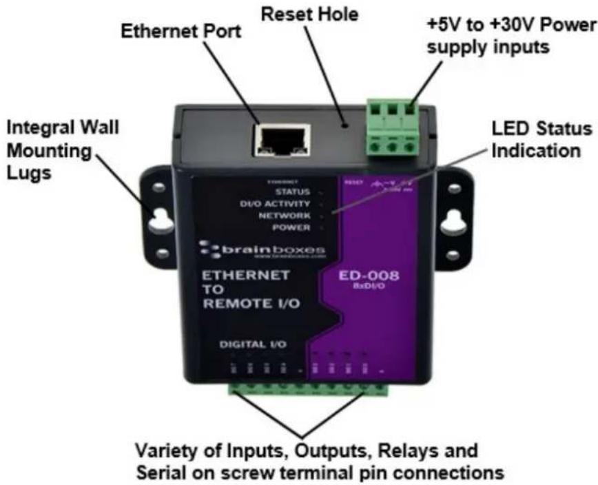 Brainboxes ED-504 - ED Range – Light Industrial - 1