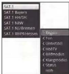 SAT.1 SAT.1 Bayern SAT.1 HH/SH SAT.1 NW SAT.1 NS/Bremen SAT.1 RNPI/Hessen Region