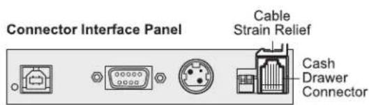Cognitive TPG A799-780E-TI00 - To install the cash drawer cable: - 1