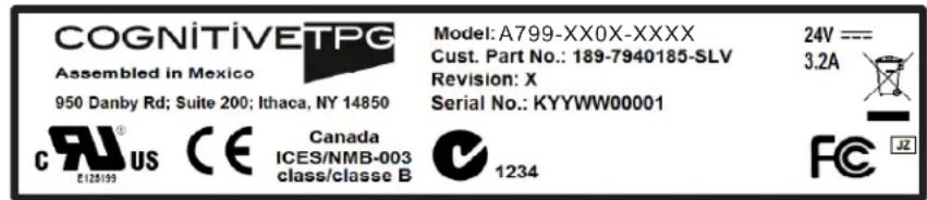 Cognitive TPG A799-780E-TI00 - Communication interfaces - 2