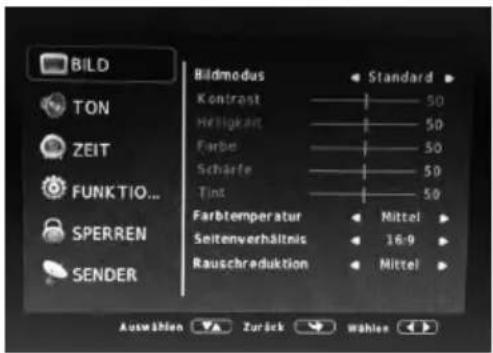 XORO PTL 900 - Hauptmenü - 1