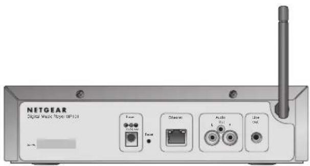 NETGEAR Digital Music Player MP101 36.7% Face 12.00 MHz Channel Audio L 0.01 % Line OK