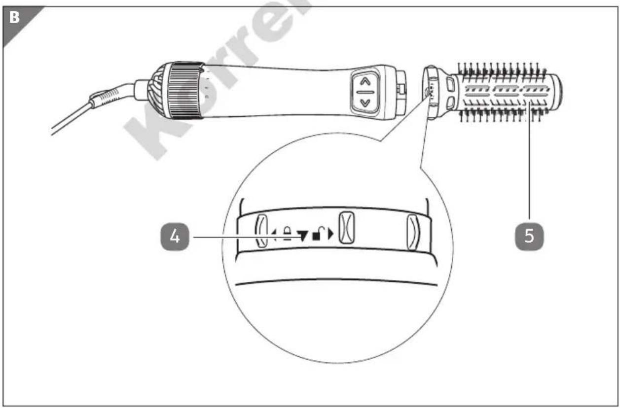 Visage Volumizing Hot Air Brush HB-850 - Contents - 2