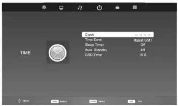 FOX electronics 49DLE468 - VREME meni - 1