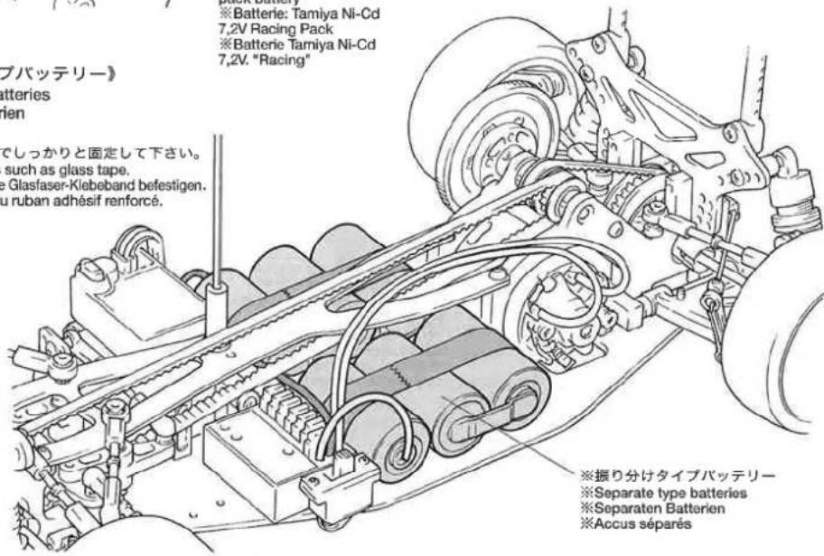 TAMIYA TRF414M - COMPOSITION D'UN ENSEMBLE RC 2 VOIES - 15