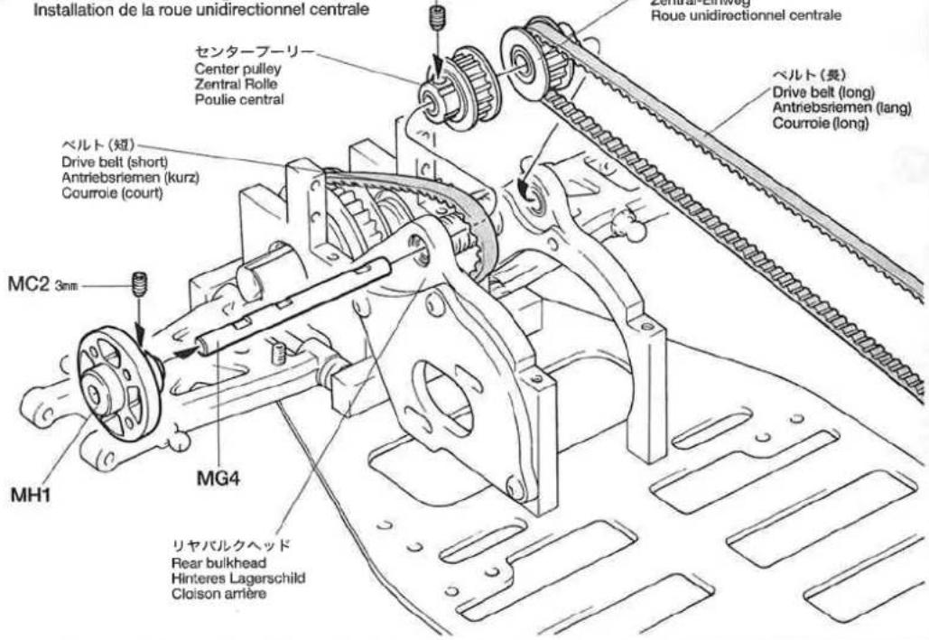 TAMIYA TRF414M - COMPOSITION D'UN ENSEMBLE RC 2 VOIES - 4