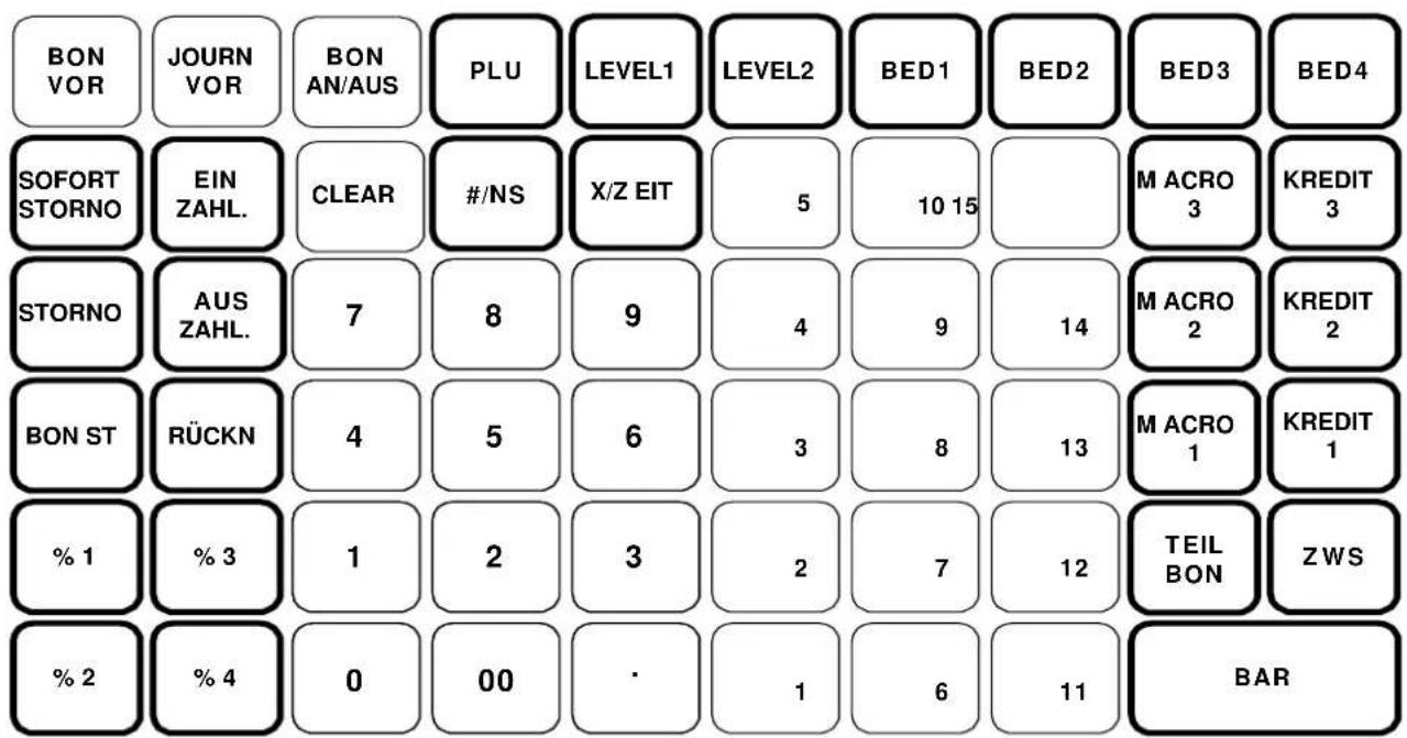 Multi Data ER-5215M - ER-5240 Tastatur - 2