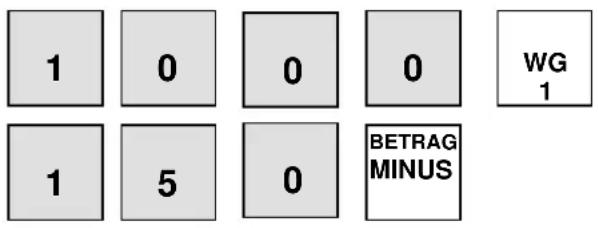 Multi Data ER-350 II - BETRAGS NACHLASS - 1