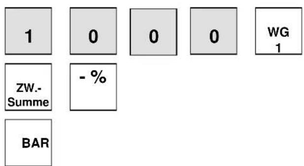 Multi Data ER-350 II - ZWISCHENSUMMEN-NACHLASS / AUFSCHLAG - 1