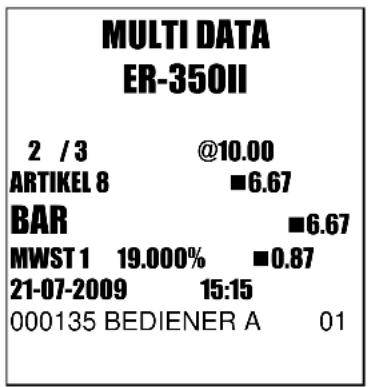 Multi Data ER-350 II - SPLITPREIS-BERECHNUNG (ANBRUCH) - 8