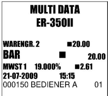 Multi Data ER-350 II - BAR-TOTAL - 1