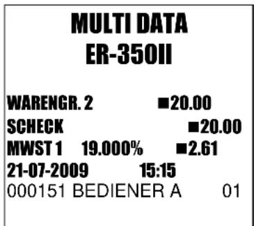 Multi Data ER-350 II - SCHECK - 1