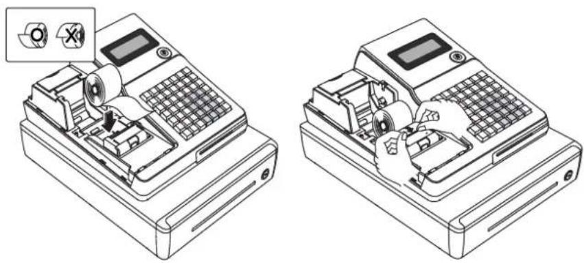 Multi Data ER-280 - Papier Einlegen - 2