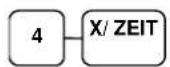 Multi Data ER-280 - Festtasten - PLU Multiplikation - 1