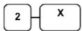 Multi Data ER-260 - Teilmengen-Multiplikation bei Code-PLU - 1