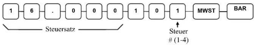 Multi Data ER-260 - Steuersatz Programmierung - 1