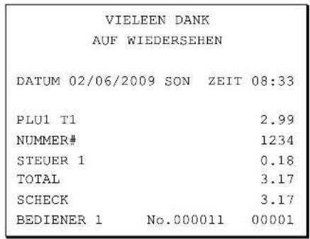 Multi Data ER-230 - Nicht rechnende Nummer - 3
