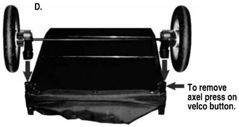 Pet Gear Roadster - BACK WHEEL ASSEMBLY INSTRUCTIONS - 3