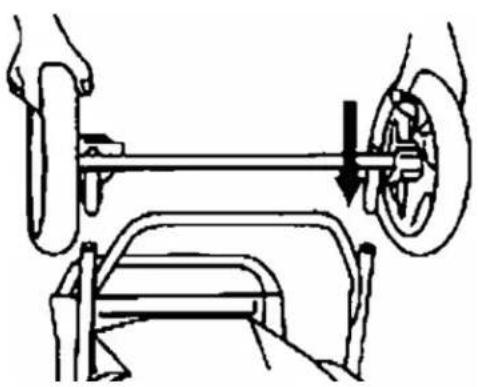 Pet Gear Happy Trails - TO ASSEMBLE REAR AXEL TO FRAME - 1
