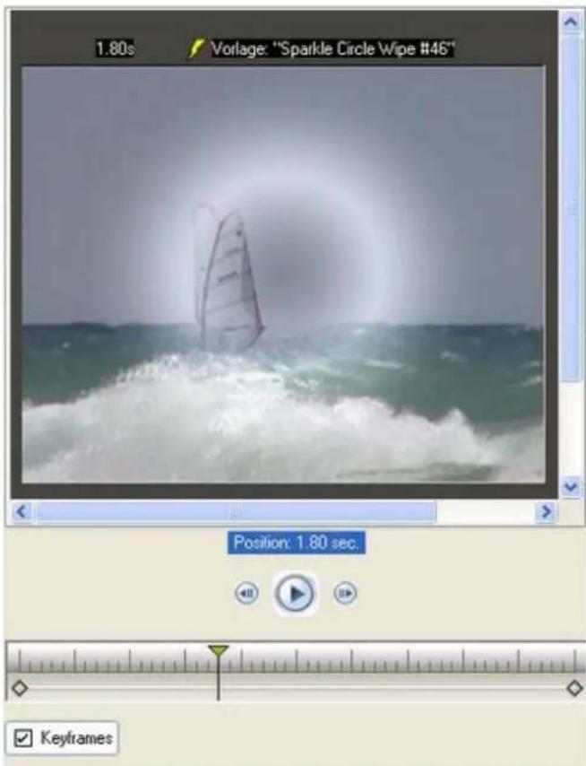 PRODAD Vitascene - Transition-Effekt Shape Wipe (mit integrierten Sparkle Effekt) - 4