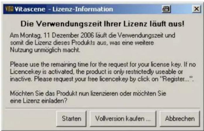 PRODAD Vitascene - Bitte beachten: die Registrieren-Funktion steht nur in gekauften Vollversionen zur Verfügung und nicht in Demoversionen. - 1