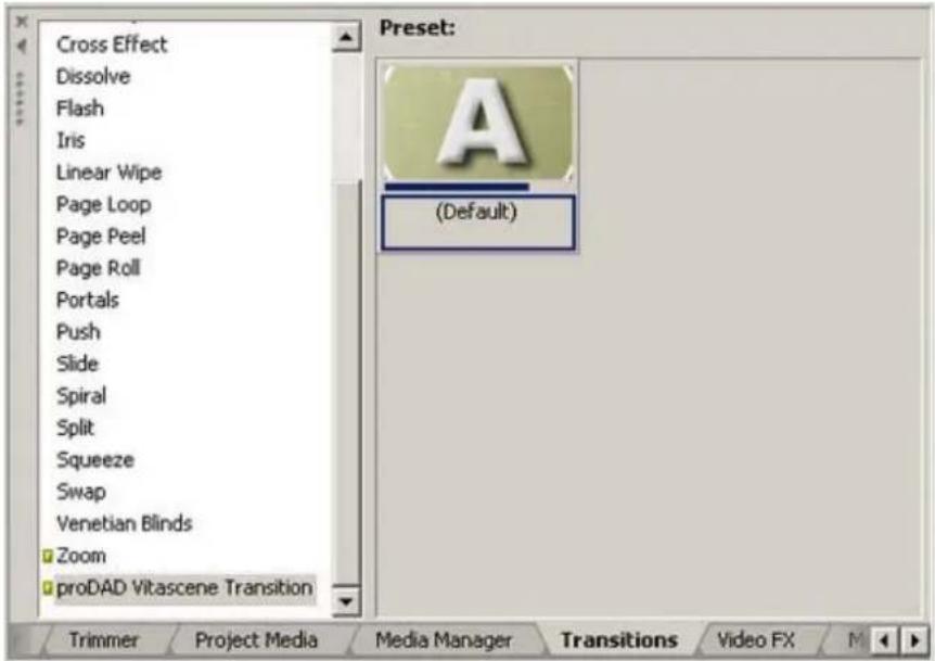 PRODAD Vitascene - Sony Vegas / Plugin als Videoüberblendung - 1