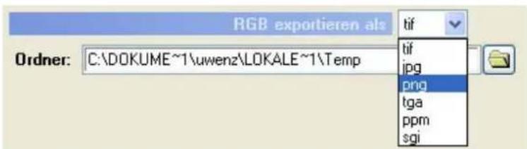 PRODAD Vitascene - RGB exportieren als - 1