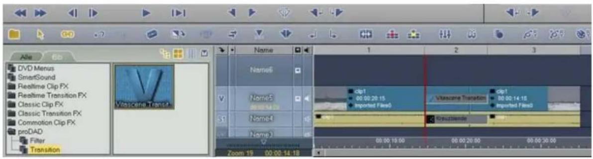 PRODAD Vitascene - Transition-Effekt Shape Wipe (mit integrierten Sparkle Effekt) - 1