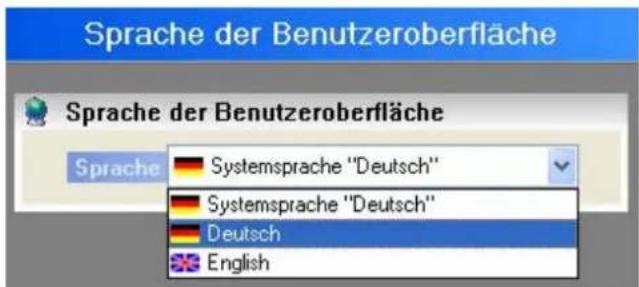 PRODAD Vitascene - Sprache der Benutzeroberfläche - 1