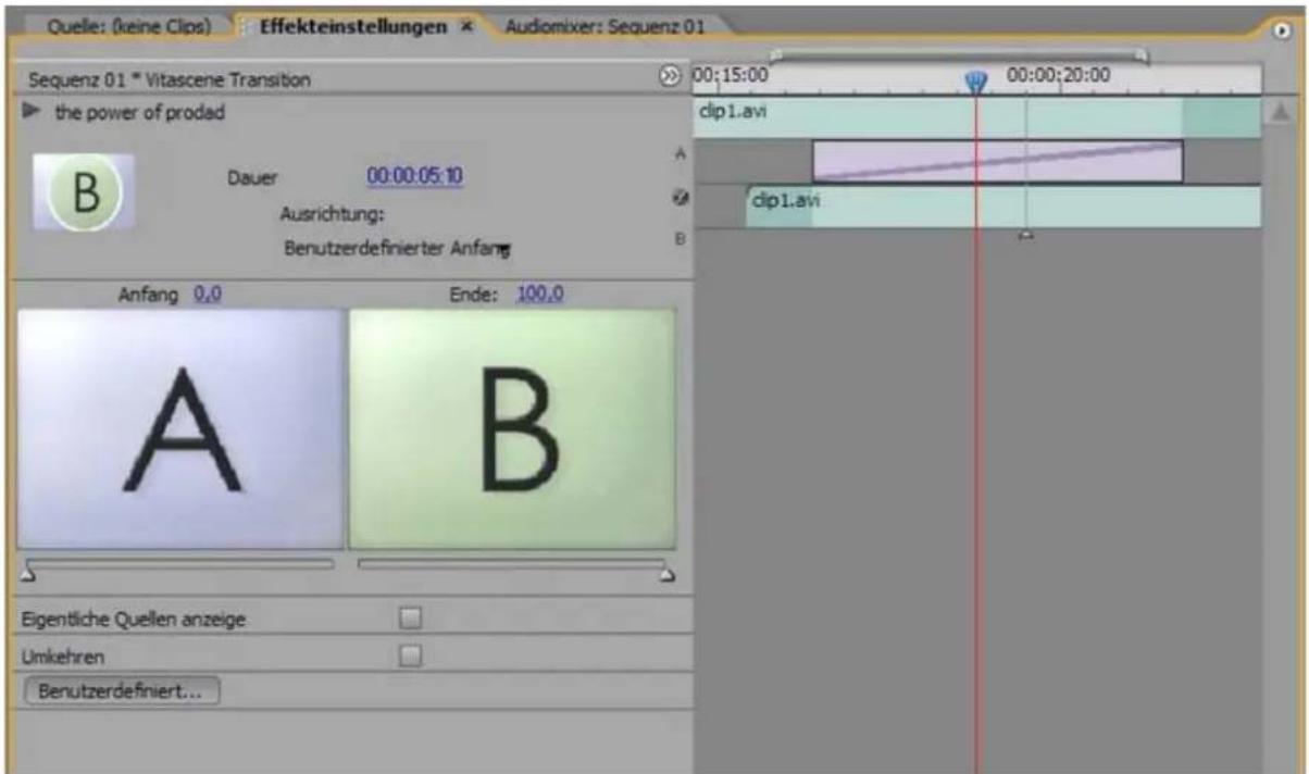 PRODAD Vitascene - Adobe Premiere Pro / Plugin als Videoüberblendung (Transition) - 3