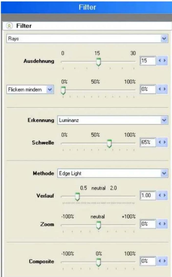 PRODAD Vitascene - Anwendung stand-alone: - 7