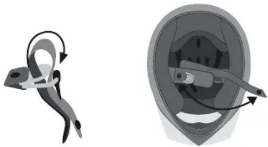 Nishua Enduro Carbon - Helm aufsetzen/schließen - 1